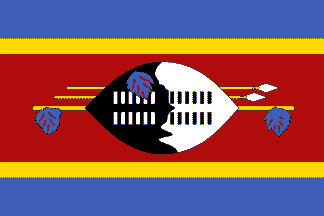 Flagge Swasilands